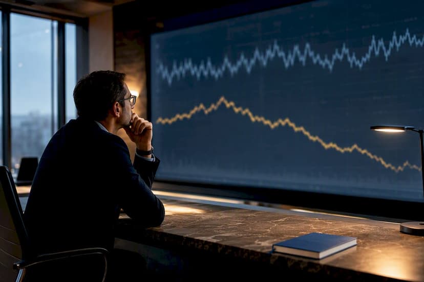 Analyst reviewing volatility and drawdown charts