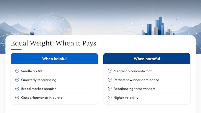 When Does Equal Weighting Actually Pay Off? — overview diagram
